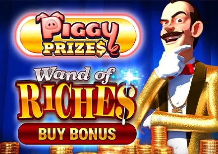 Piggy Prizes Wand of Riches Buy Bonus screenshot